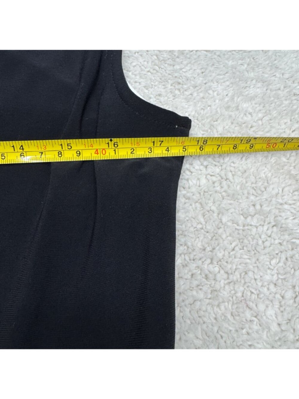Chico's Women's Sleeveless Maxi Dress Black & White Colorblock, Size 1 (US M) - Picture 7 of 9